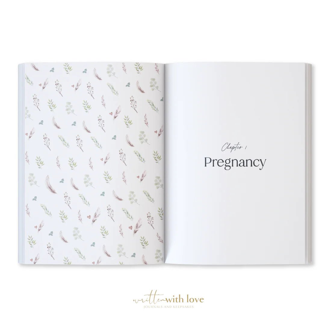 Baby Book with Keepsake Box Oatmeal Linen - Pure Apotheca