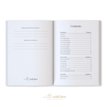 Baby Book with Keepsake Box Peony Pink Linen - Pure Apotheca