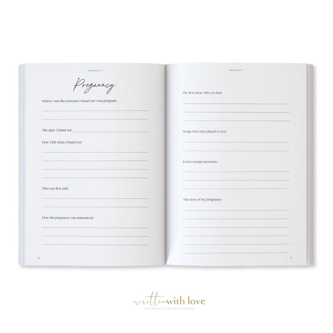Baby Book with Keepsake Box Peony Pink Linen - Pure Apotheca
