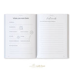 Baby Book with Keepsake Box Peony Pink Linen - Pure Apotheca