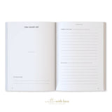 Baby Book with Keepsake Box Peony Pink Linen - Pure Apotheca