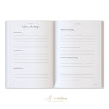 Baby Book with Keepsake Box Peony Pink Linen - Pure Apotheca