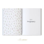 Baby Book with Keepsake Box Peony Pink Linen - Pure Apotheca