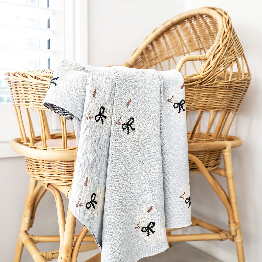 Baby Bunny Blanket Blue - Pure Apotheca