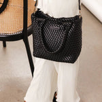 Baby Cruiser Woven Tote Bag Black - Pure Apotheca