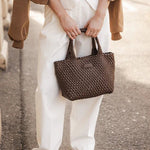 Baby Cruiser Woven Tote Bag Chocolate - Pure Apotheca