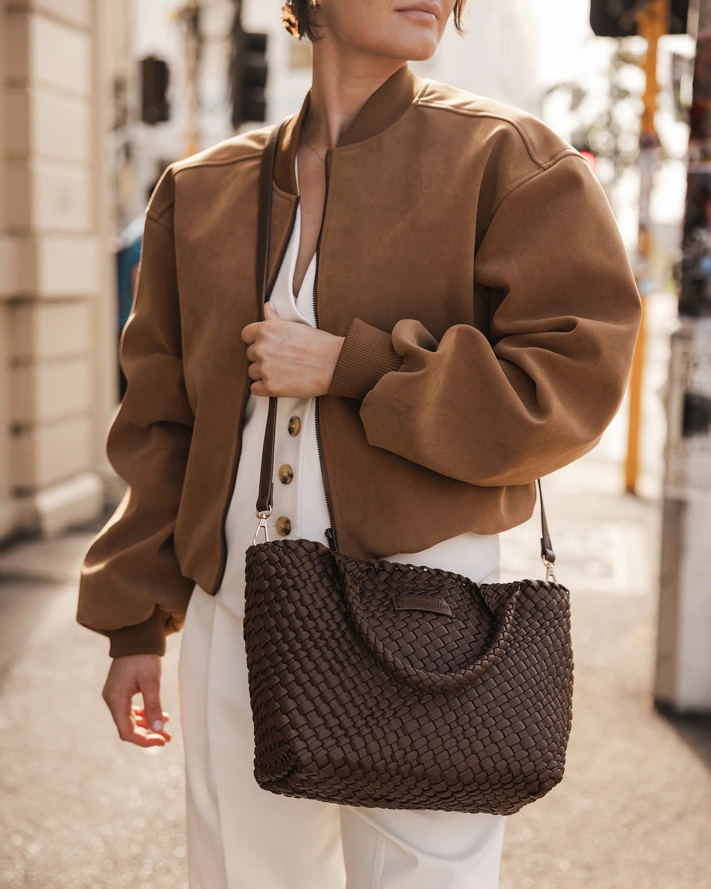 Baby Cruiser Woven Tote Bag Chocolate - Pure Apotheca