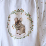 Baby Heirloom Blanket - Mouse Floral - Pure Apotheca