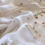 Baby Heirloom Blanket - Mouse Floral - Pure Apotheca