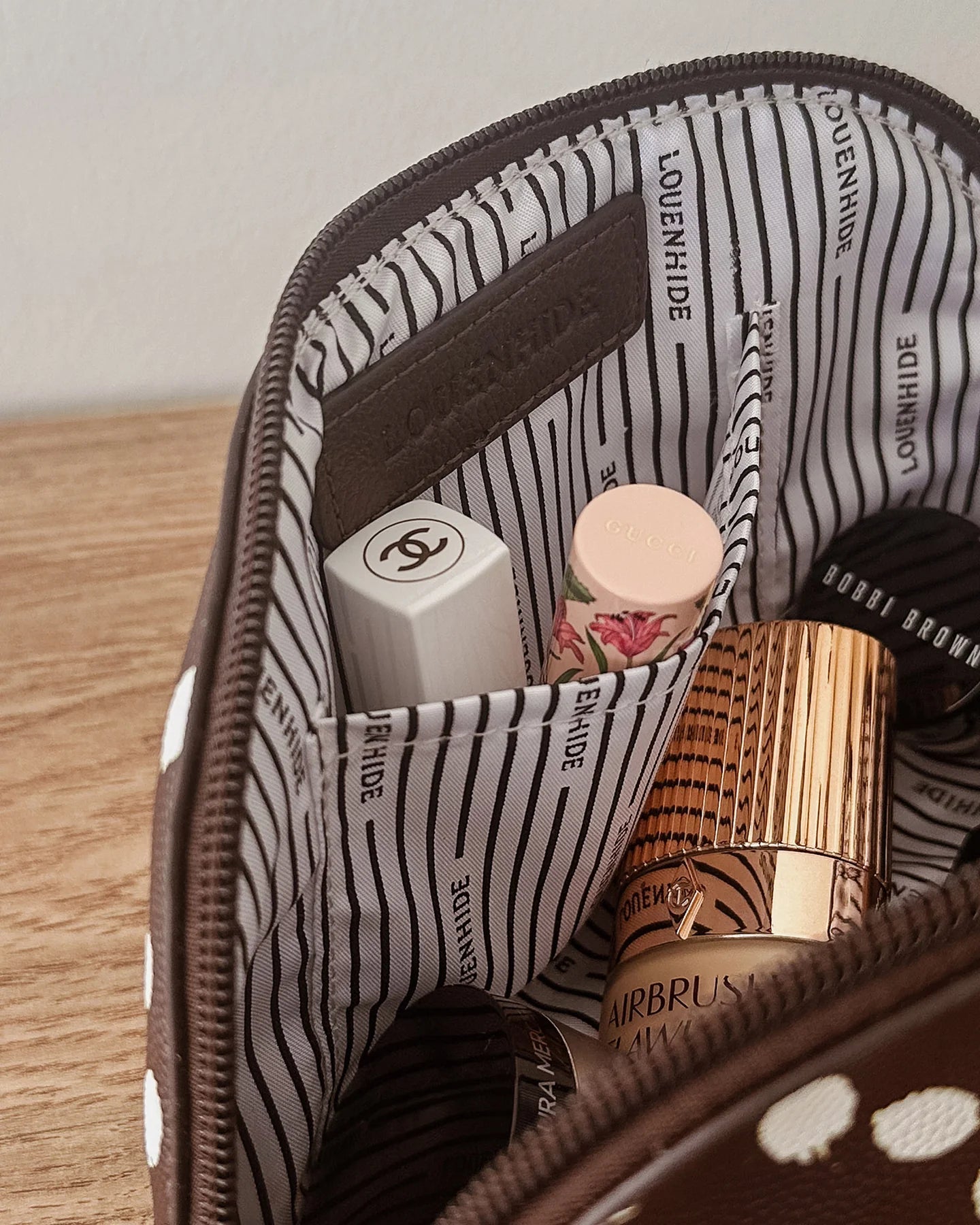 Baby Nancy Cosmetic Bag Chocolate Raindrop - Pure Apotheca