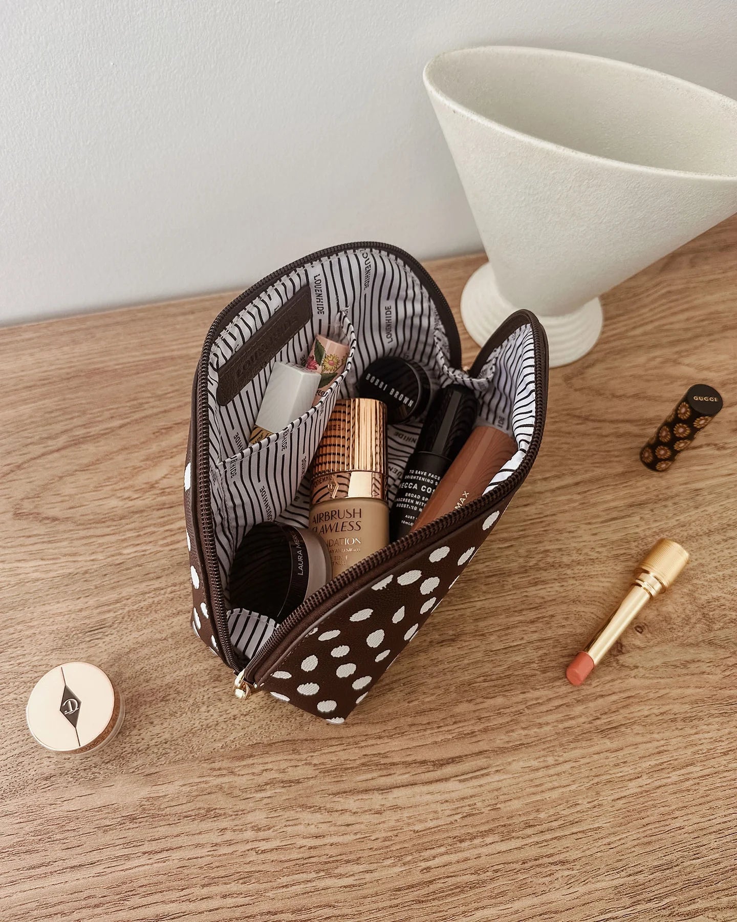 Baby Nancy Cosmetic Bag Chocolate Raindrop - Pure Apotheca