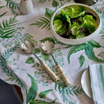 BAHAMA BAMBOO CREAM SALAD SERVER SET - Pure Apotheca