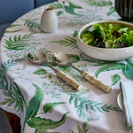 BAHAMA BAMBOO CREAM SALAD SERVER SET - Pure Apotheca