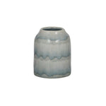 Ballina Ceramic Vase 12x15cm Pale Blue - Pure Apotheca