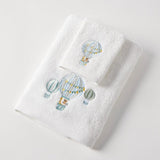 Balloon Voyage Bath Towel & Face Wash in Organza Gift Bag - Pure Apotheca