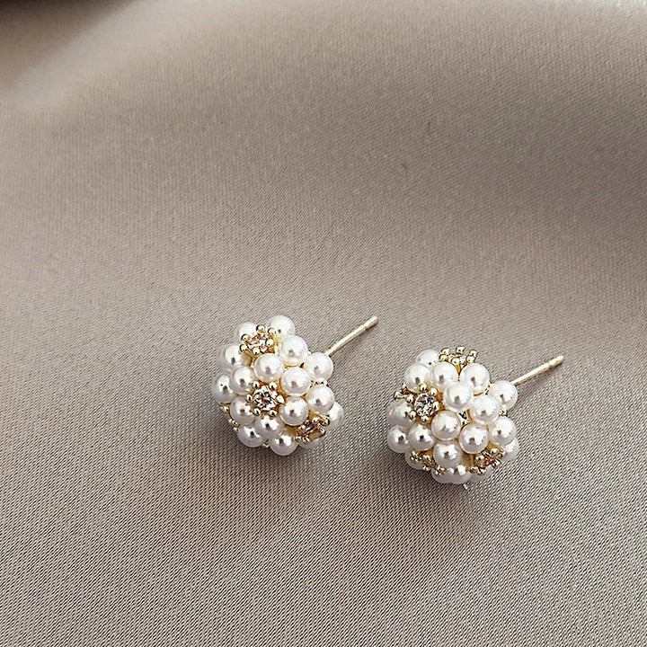 Bambi Pearl/CZ Encrusted Studs - Pure Apotheca