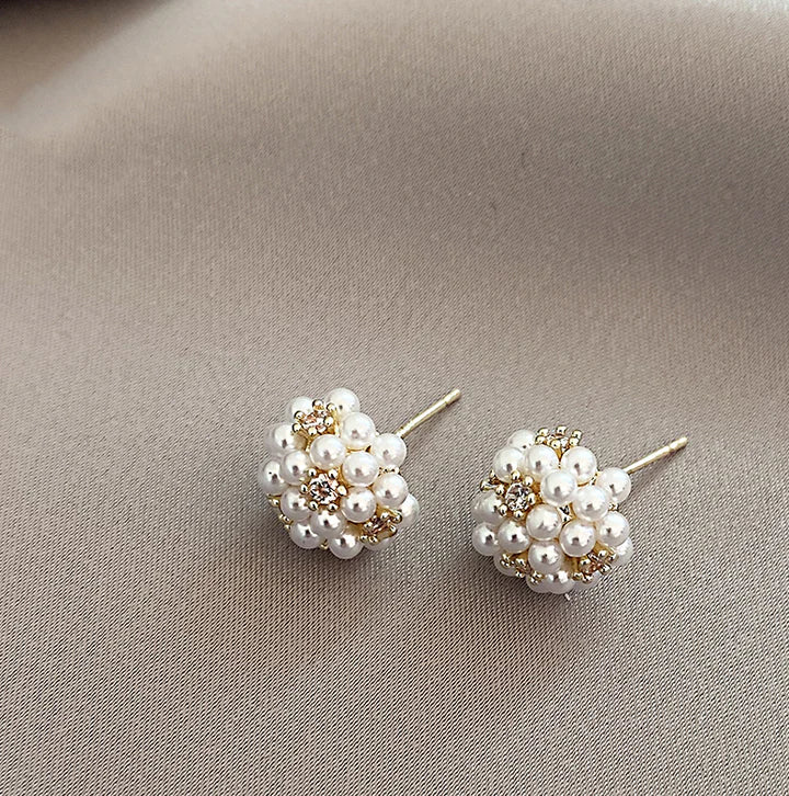 Bambi Pearl/CZ Encrusted Studs - Pure Apotheca