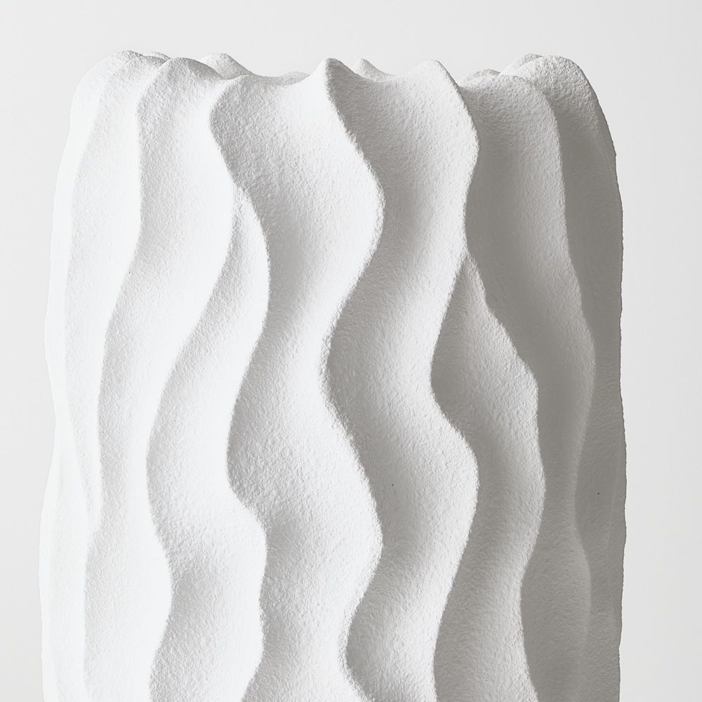 Bario Vase White 47cmh x 26cmd - Pure Apotheca