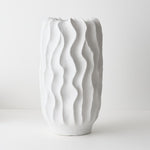 Bario Vase White 47cmh x 26cmd - Pure Apotheca