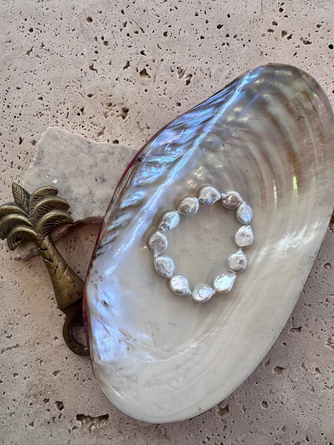 Baroque Coin Pearl Bracelet - Pure Apotheca