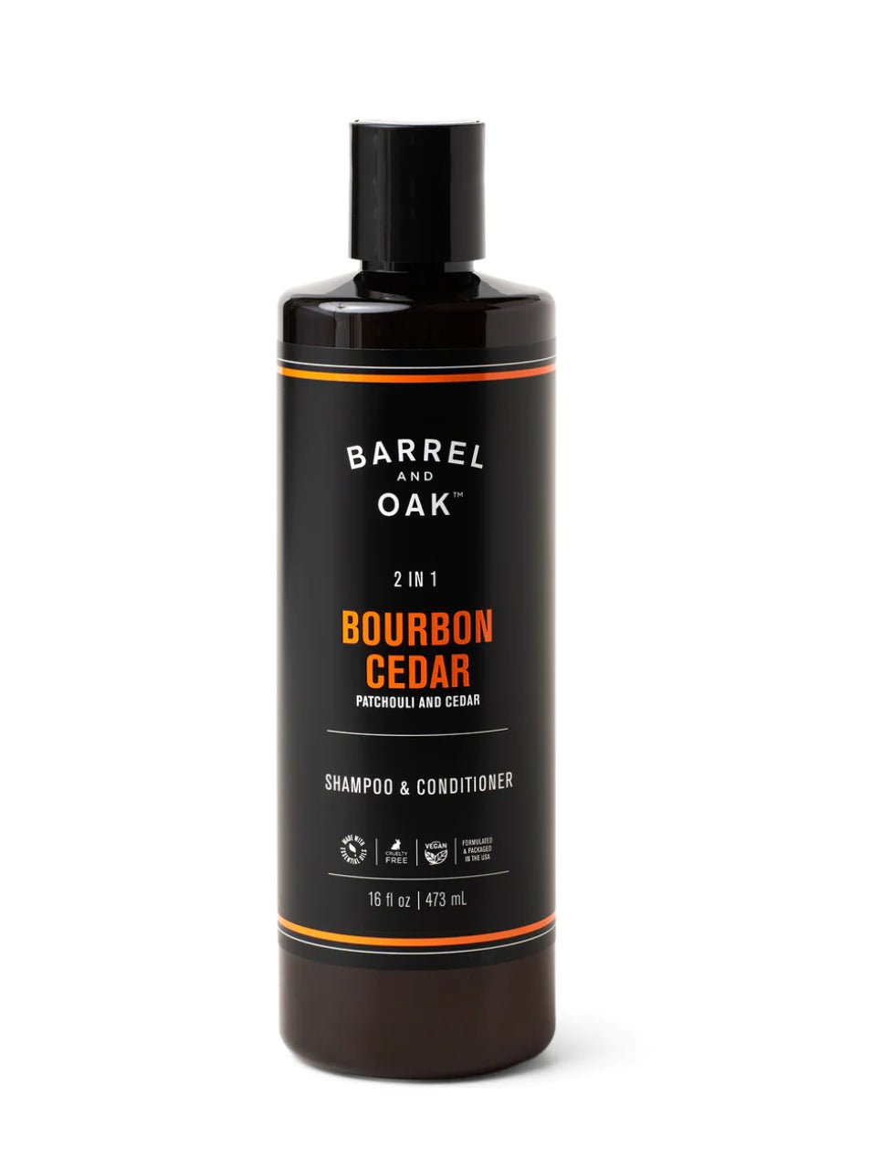 Barrel & Oak 2 in 1 Shampoo & Conditioner Bourbon Cedar - Pure Apotheca