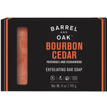 Barrel & Oak Exfoliating Soap Bourbon Cedar 170g - Pure Apotheca