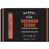 Barrel & Oak Exfoliating Soap Bourbon Cedar 170g - Pure Apotheca