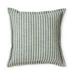 BATHURST GREEN STRIPE CUSHION 50CM - Pure Apotheca