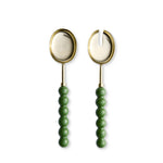 BAUBLE GREEN SALAD SERVER SET 2 - Pure Apotheca