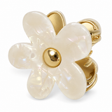 Daisy Flower Shell Hair Clip