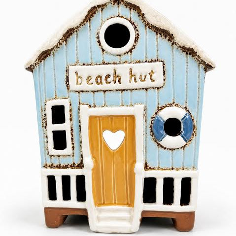 Beach Hut Tealight Holder - Pure Apotheca