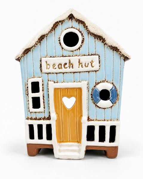 Beach Hut Tealight Holder - Pure Apotheca