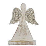 Beaded Whitewash Angel 30cm - Pure Apotheca