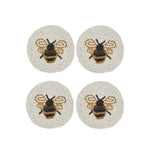 Bee Beaded Coasters Set/4 - Pure Apotheca