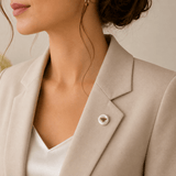 Bee Coin Pearl Brooch - Pure Apotheca