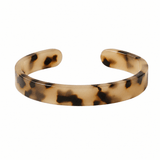 Beige Tortoise Shell Cuff Bangle - Pure Apotheca