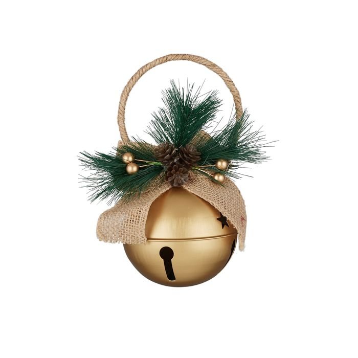 Bell Doorhanger Metal Gold - Pure Apotheca