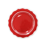 BELLE RED/WHITE HANDPAINTED SIDE PLATE - Pure Apotheca