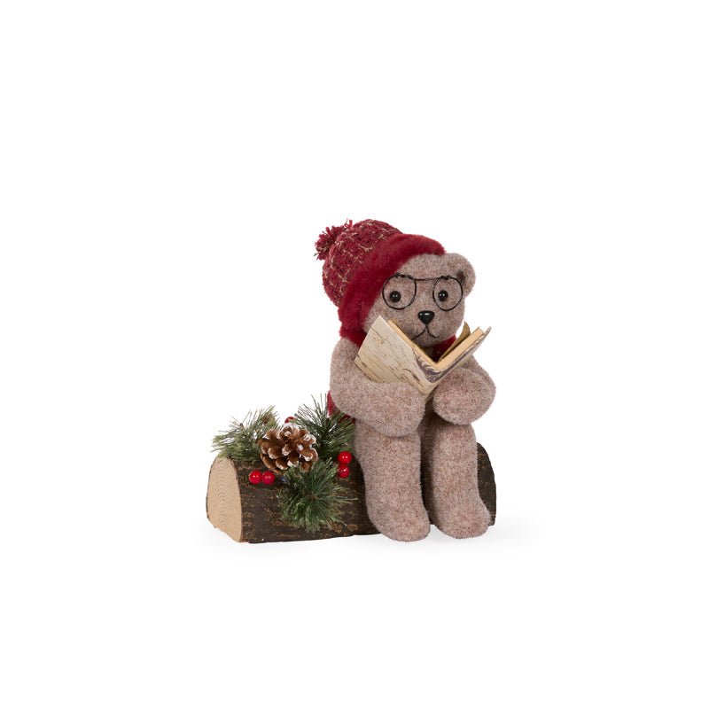 BERRY READING NANA BEAR ON LOG - Pure Apotheca