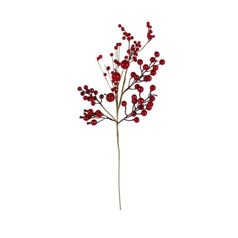 Berry Spray Foam/Metal 66cm Red - Pure Apotheca