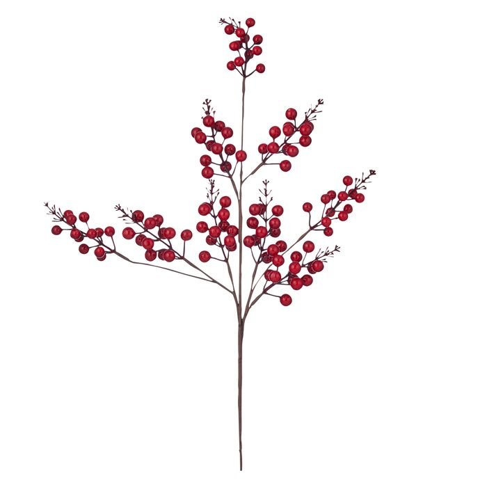 Berry Spray Foam/Wire 76cm Gloss Red - Pure Apotheca