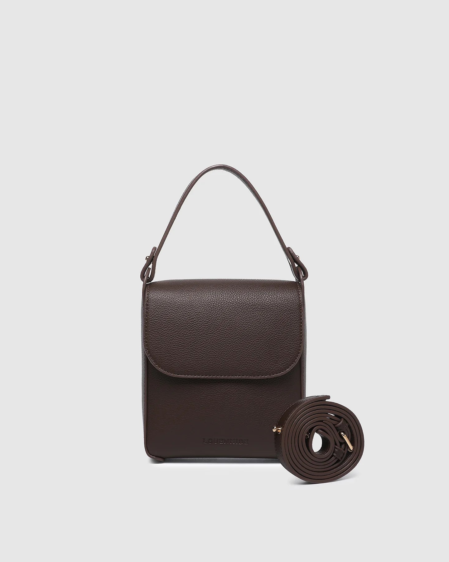 Bessie Crossbody Phone Bag Chocolate - Pure Apotheca
