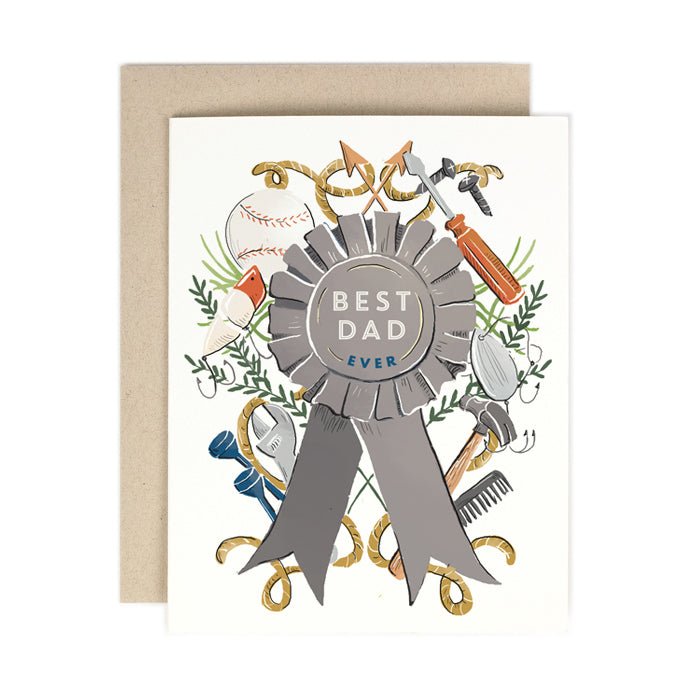 Best Dad Ever Award Card - Pure Apotheca