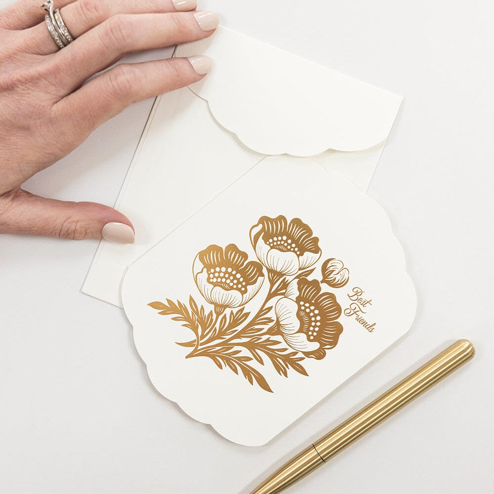 Best Friends Scallop Card - Pure Apotheca