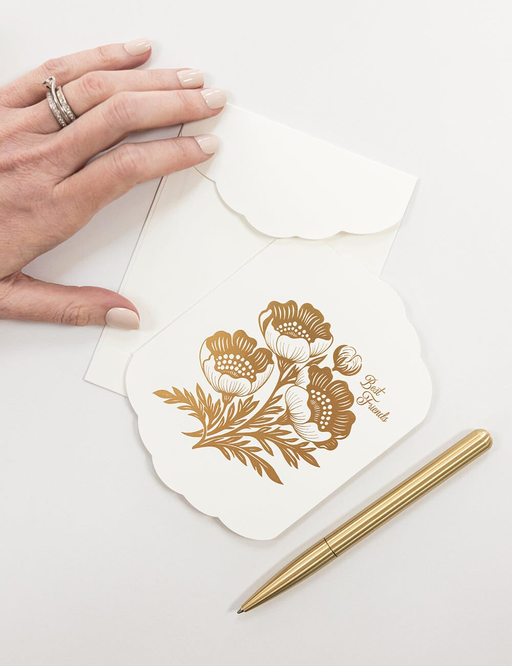 Best Friends Scallop Card - Pure Apotheca