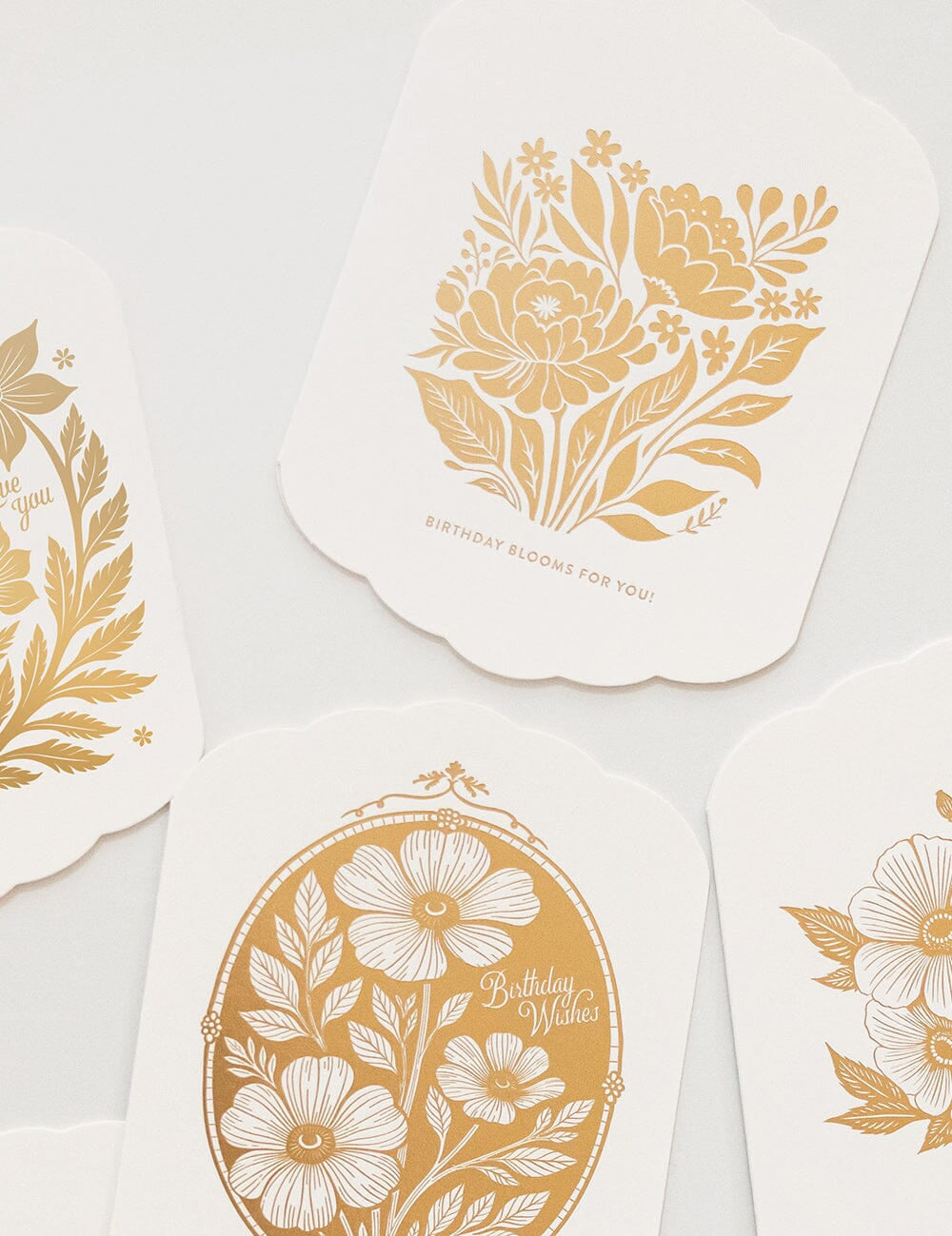 Birthday Blooms for You Scallop Card - Pure Apotheca