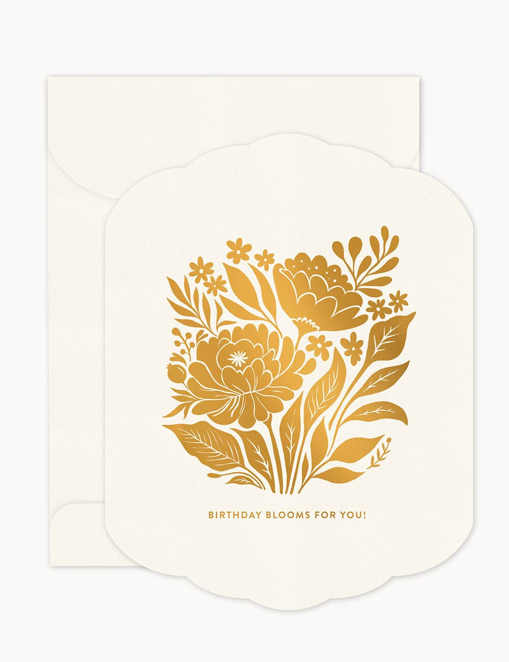 Birthday Blooms for You Scallop Card - Pure Apotheca