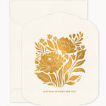 Birthday Blooms for You Scallop Card - Pure Apotheca