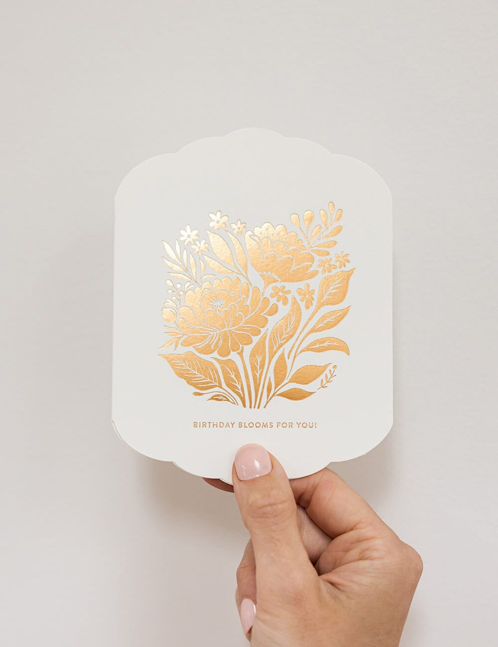 Birthday Blooms for You Scallop Card - Pure Apotheca