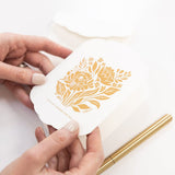 Birthday Blooms for You Scallop Card - Pure Apotheca